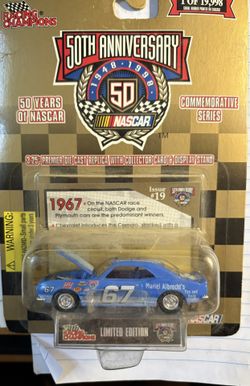 Vintage Racing Champions NASCAR  1967 Diecast Car- 50th Anniversary Edition 