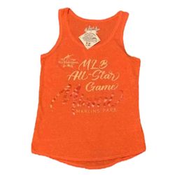 MLB Women's 2017 Orange MIAMI ALL STAR BASEBALL GAME Tank Top New Medium 
