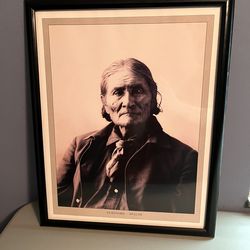 Framed Photo Of Geronimo