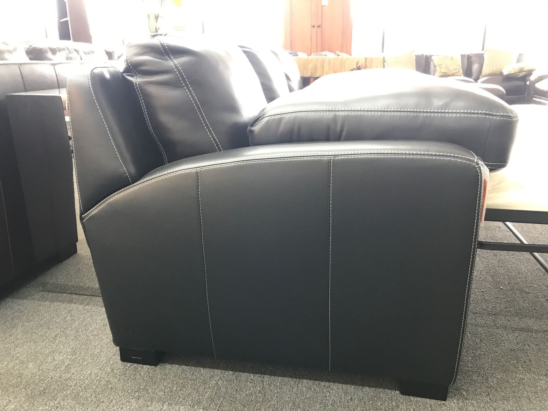 SIMON LI 100 TOP GRAIN LEATHER QUEEN SOFA SLEEPER BLACK for Sale in Houston, TX OfferUp