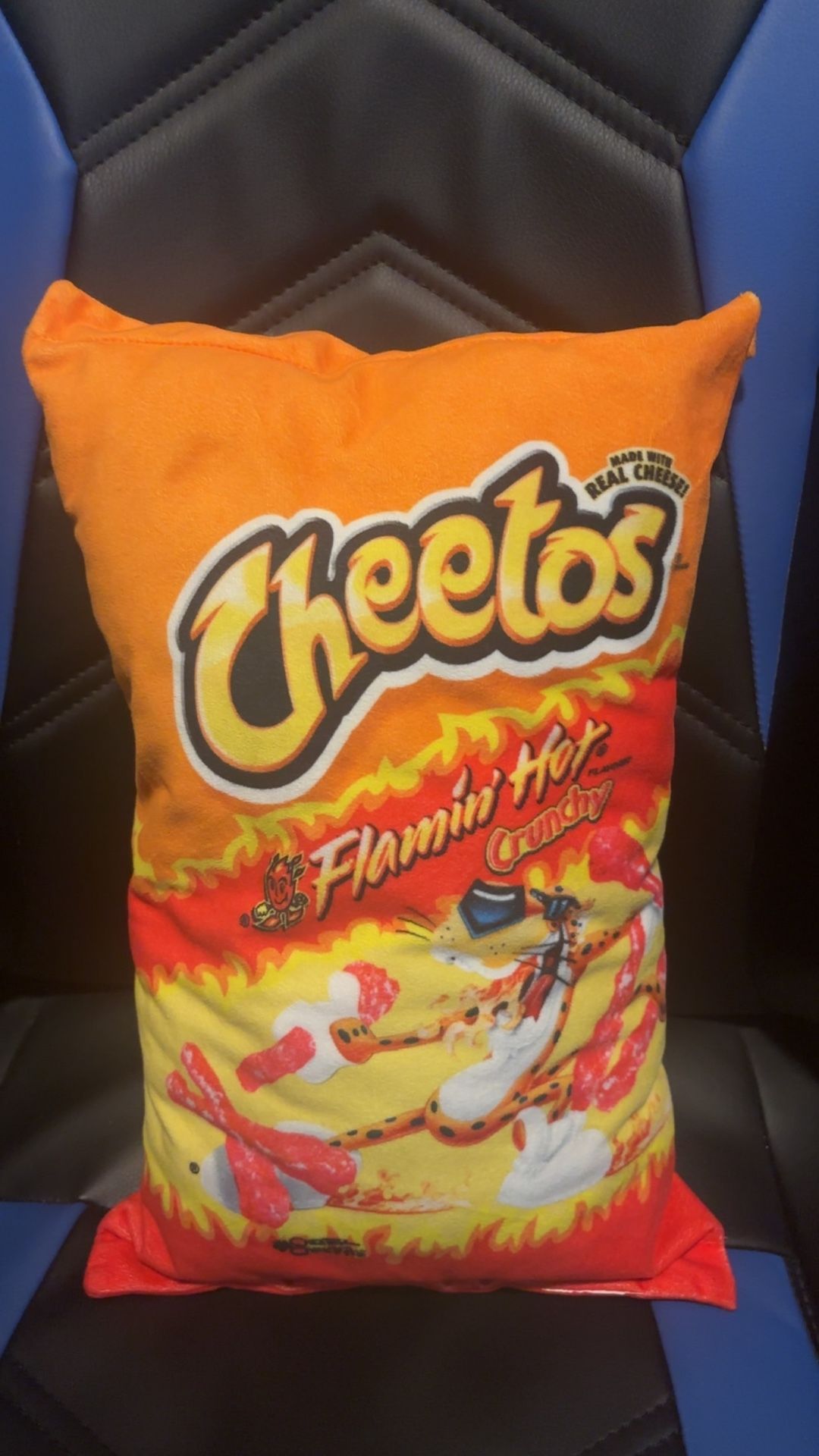 Hot Cheetos Themed Pillow
