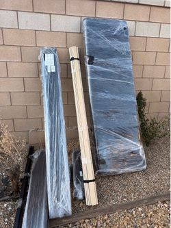 Cal King Full Bed Set - Box Springs + Frame