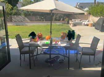 8 chair outdoor dining table
