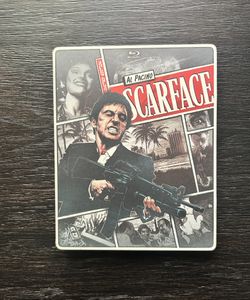 Scarface Blue Ray Movie Steelbook