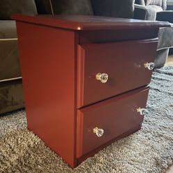 Red Nightstand 