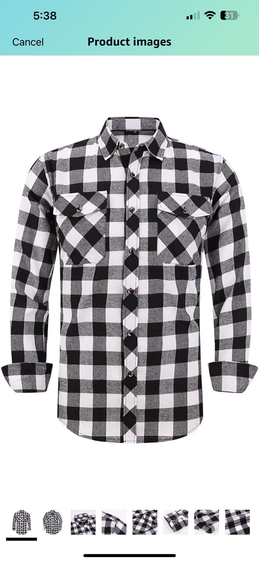 BEETLEJUICE PLAID SHIRT
