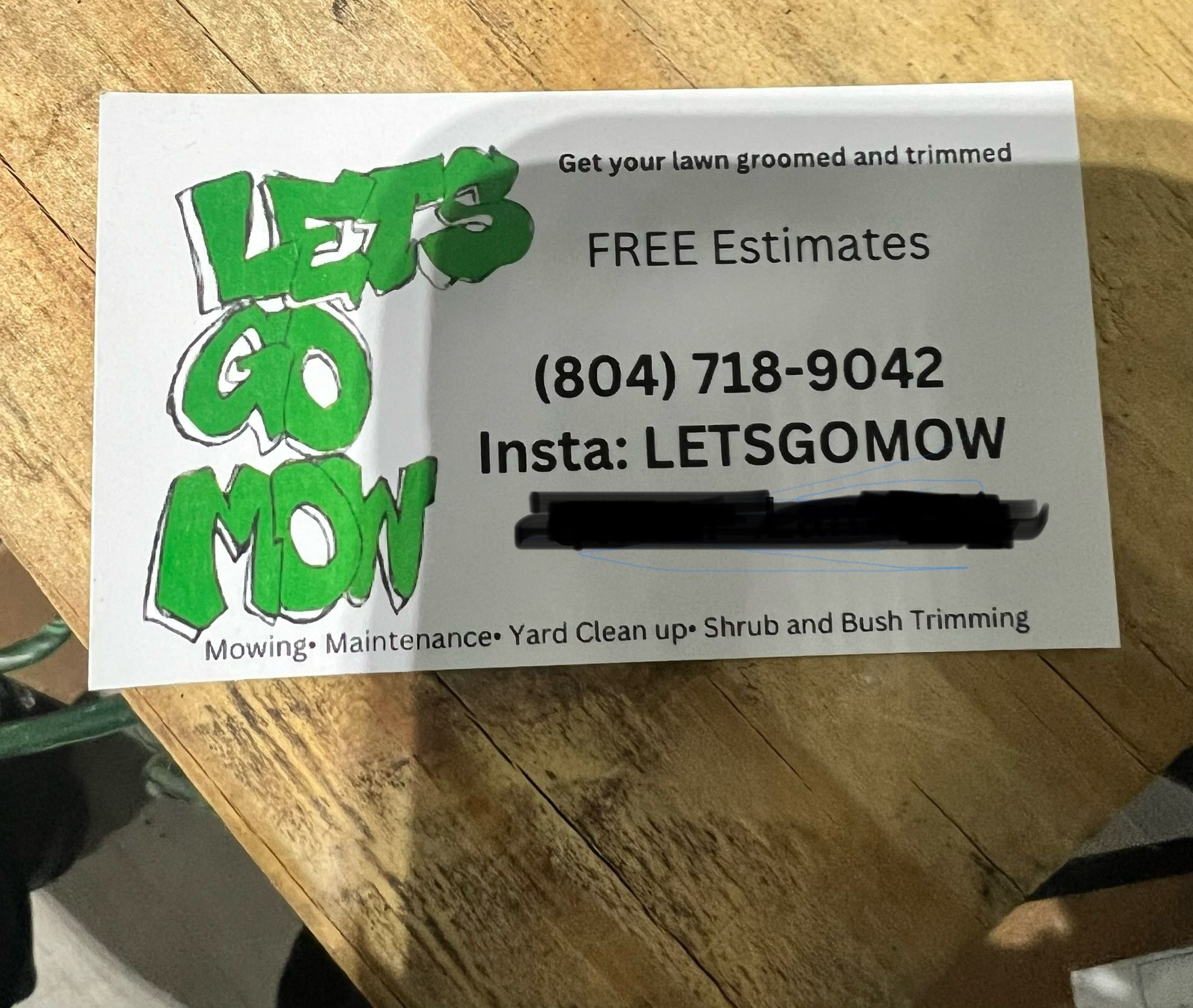 Letsgomow Lawn Service
