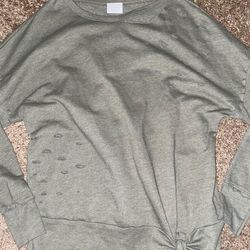 Women’s Distressed Sweatshirt 