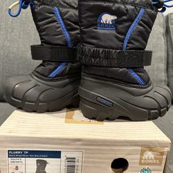 Boys Sorel Snow Boots Size 8