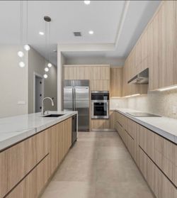 Kitchen cabinets
