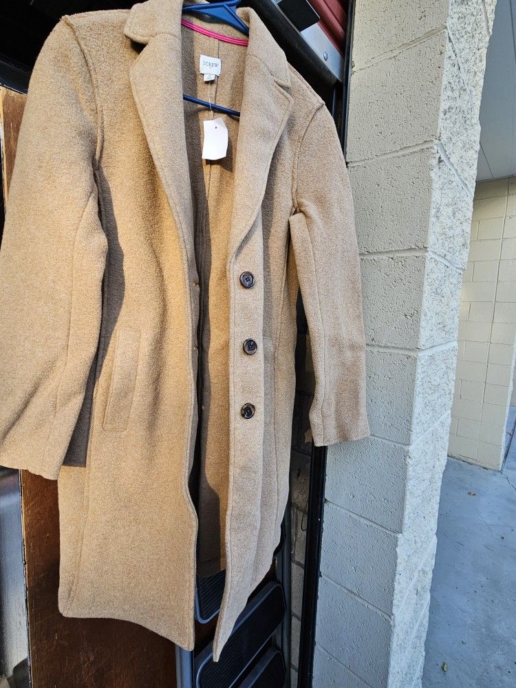 JCrew Size 2 Trench Peacoat