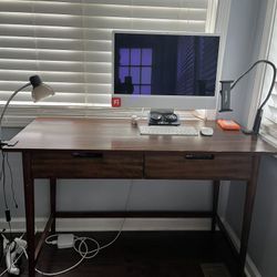 Desk with drawers