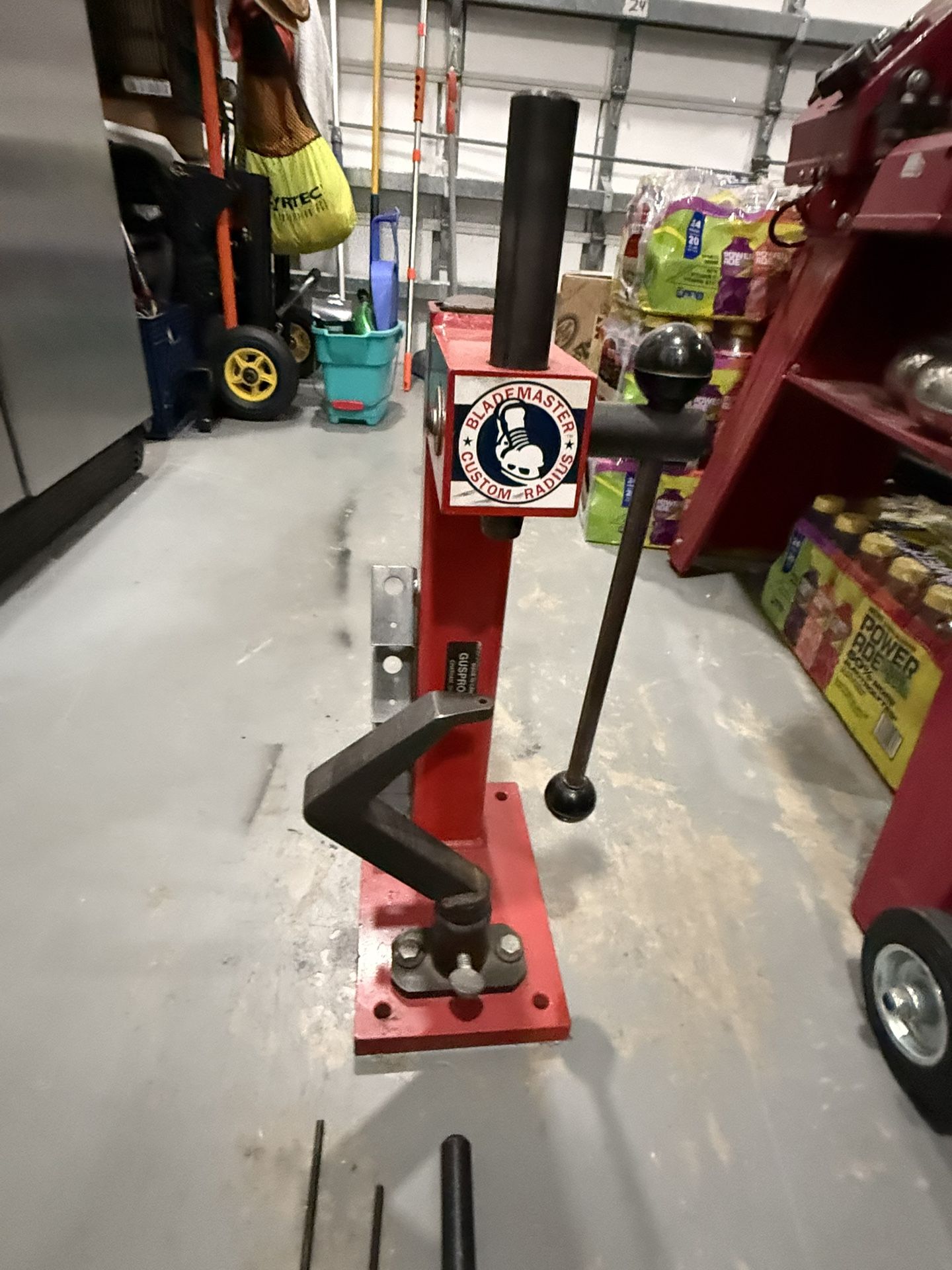 BladeMaster Rivet Machine Skates chassis repairs ice roller