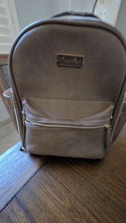 ITZY RITZY mini diaper bag leather
