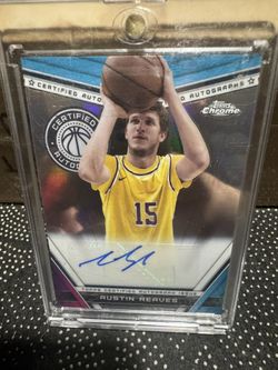 Austin Reaves Autograph Topps Nab Card 
