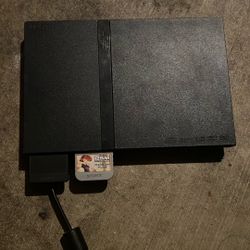 Ps2 With Remote, Charger And Games 
