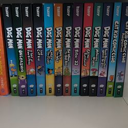 Dog man and Cat kid books LOT of 14