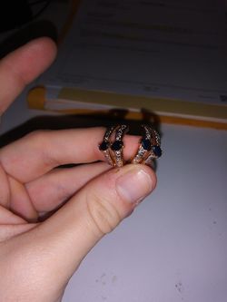 Gold Diamond earrings