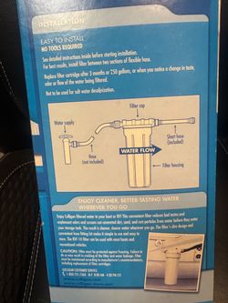 Culligan recreational vehicle/marine pre-tank drinking water filter