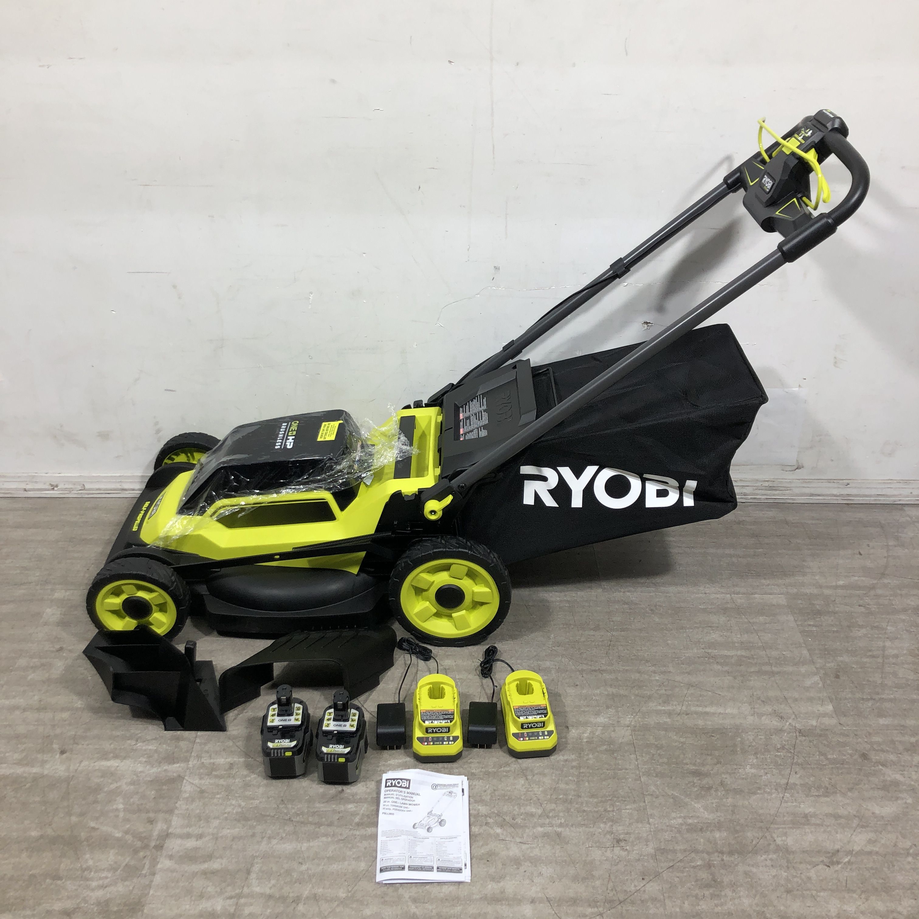Ryobi 18V 20" Battery Electric Self-Propelled Lawn Mower
