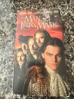The Man in the Iron MaskVHS Leonardo DiCaprio, John Malkovich