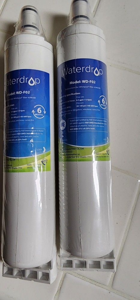 Water Filters For Refrigerator , Qty 2