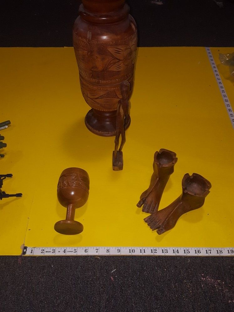 Vintage African Wood Art