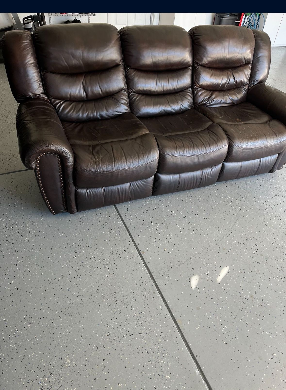 Leather Sofa 