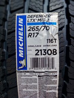265 70 17 MICHELIN DEFENDER LTX MS2