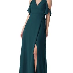 Azazie Pine Green Bridesmaid Dress