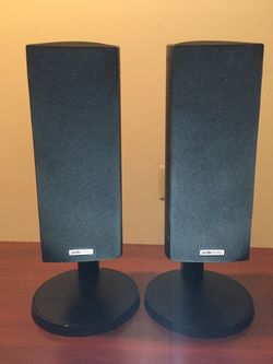 Polk audio Rms 201 pair speakers !