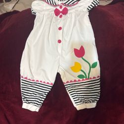 Vintage Girl Romper From Early 90’s Size 24 Months 