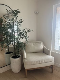 Howell Upholstered Cream Accent Chair