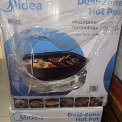 Midea HeatXpress Dual-Zone Electric Hot Pot (Brand New) 
