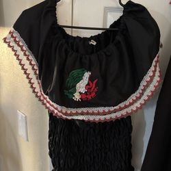 Mexican Embroidered Blouse 