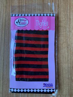 Halloween Tights Red And Black