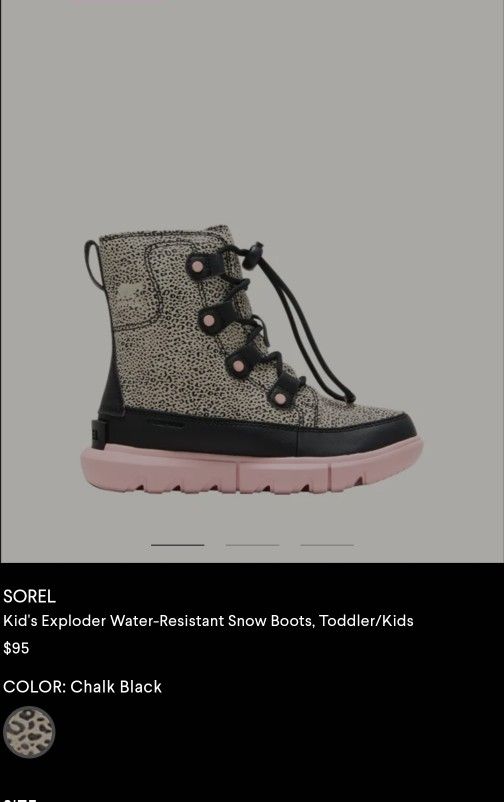 Sorel Toddler Snow Rain Boots Sz 11