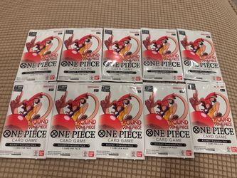 10 One Piece Round One Promo cards - sealed
