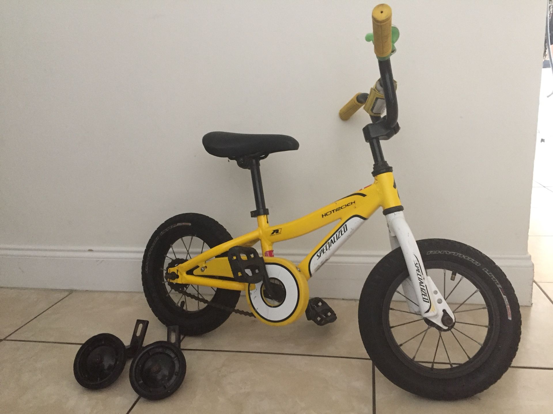 Specialized Hotrock 12” bike with training wheels