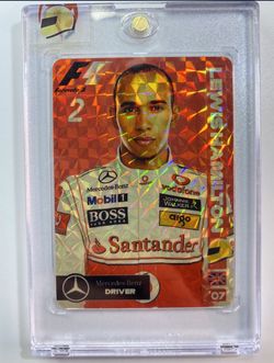 2007 Lewis Hamilton Rookie X Fractor Sealed F1 Racing Card