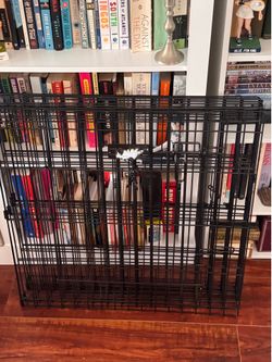 Foldable indoor or outdoor dog enclosure