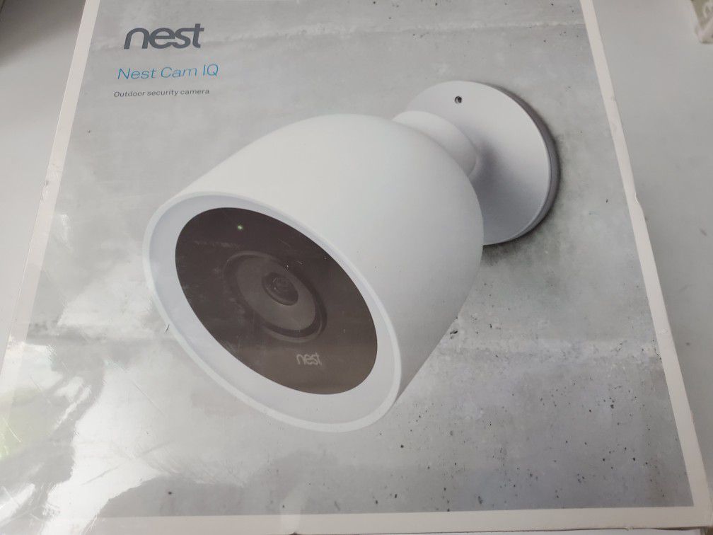 Nest Cam IQ Outdoor Security Camera.