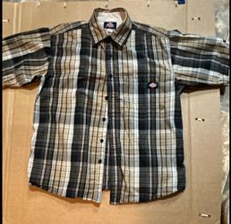 Dickies Plaid Button-Up Shirt