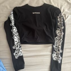 Wolves Crop Top