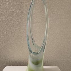 Vintage Murano Basket Vase 