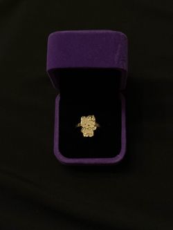 Solid Gold Hello Kitty Ring