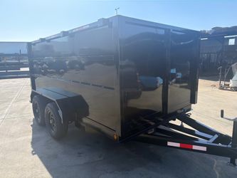 2027 dump trailer 12ft smooth wall