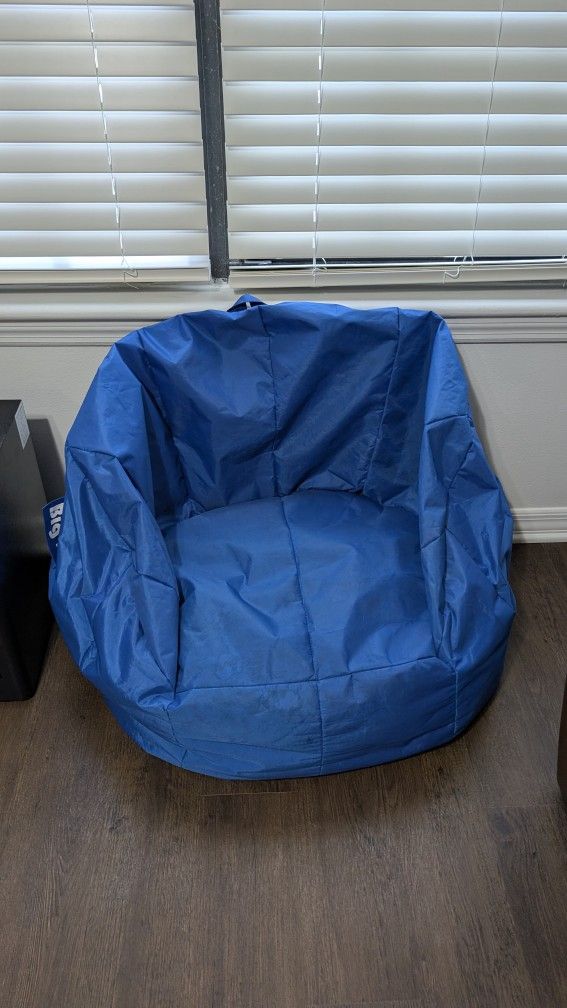 Large Blue Bean Bag