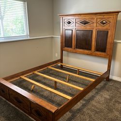 Bed Frame With 1 Nightstand