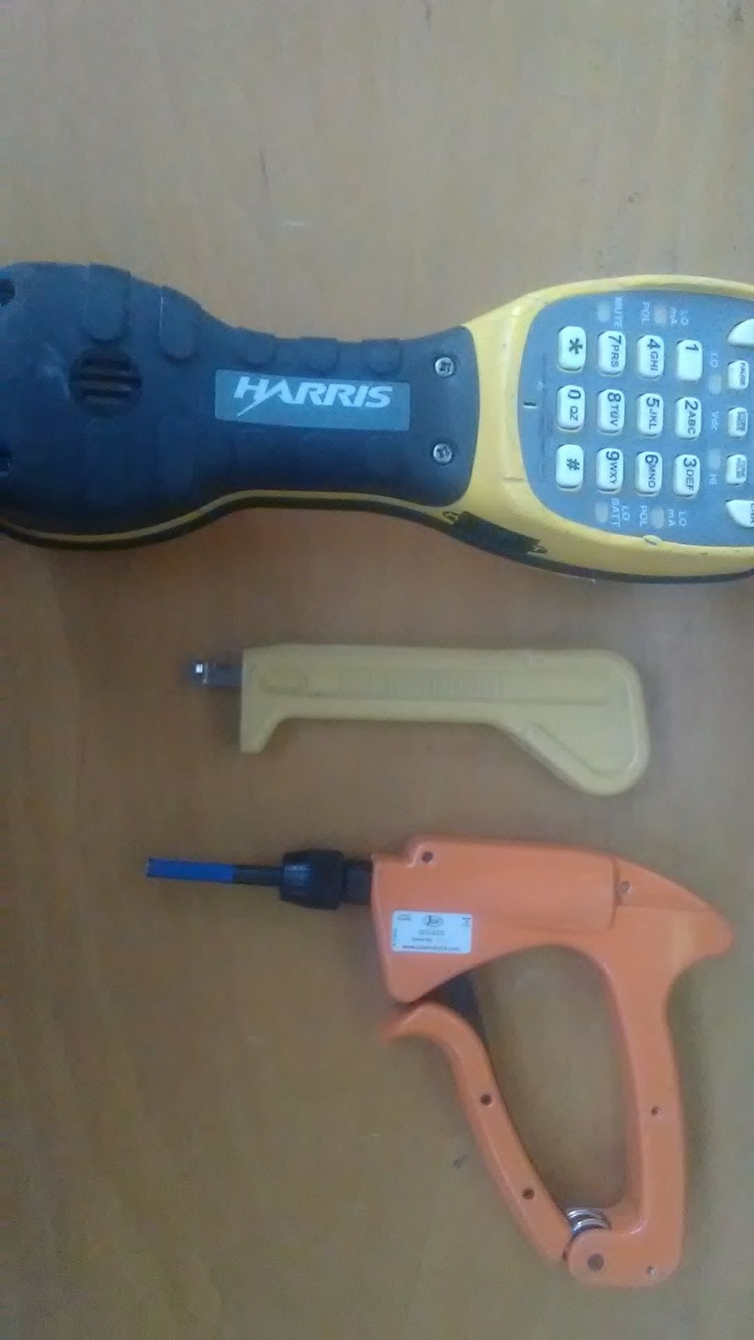 Harris TS-44 Deluxe Telephone Test Set, 3M Half-Tap Impact Insertion Tool, JDV WG-800, Fully Insulated, Wire Wrap Tool